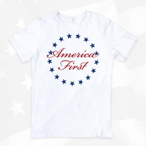 The America First T-Shirt Shirts & Tops Great American Syndicate 