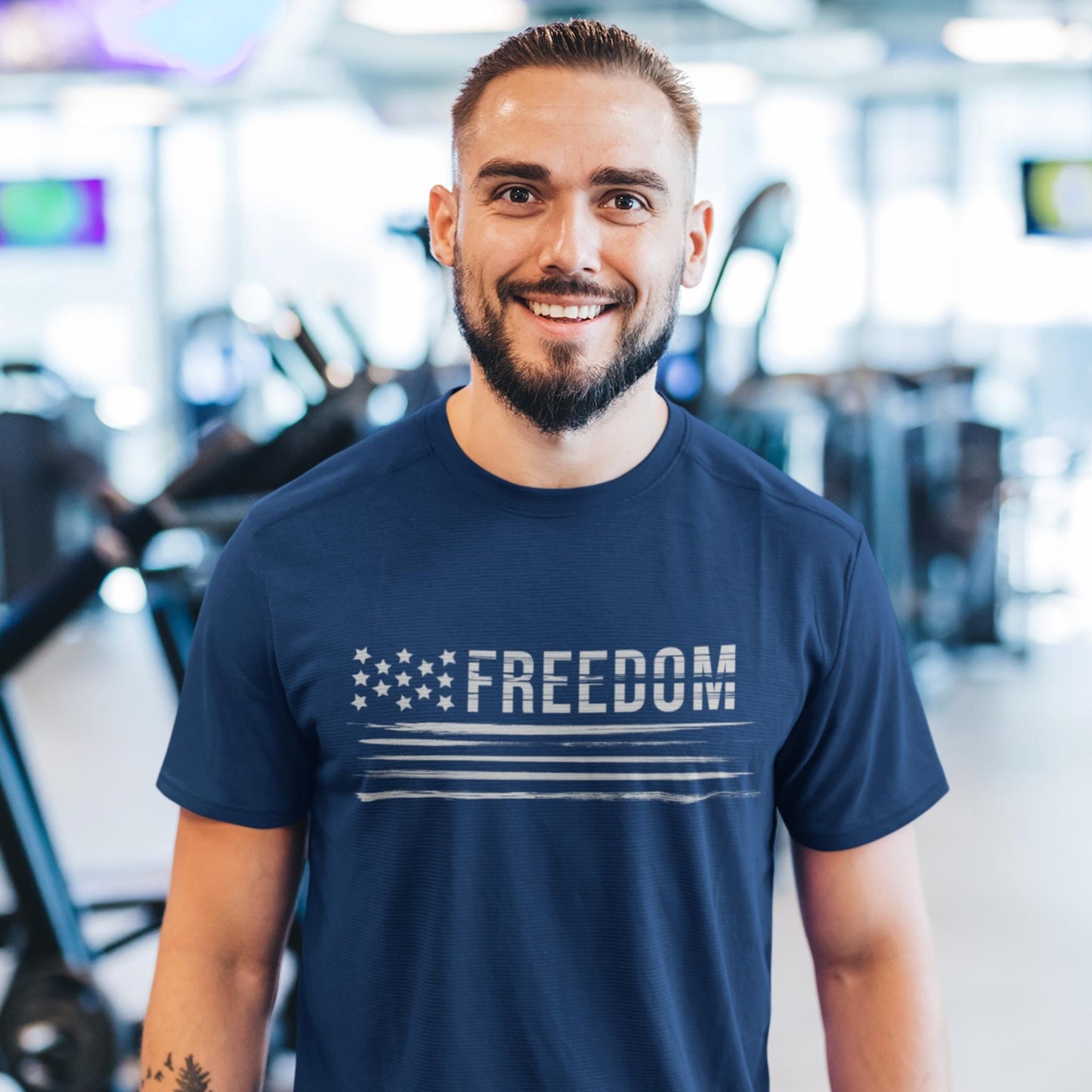 The FREEDOM Tee T-Shirt American Snippets Apparel Navy S 